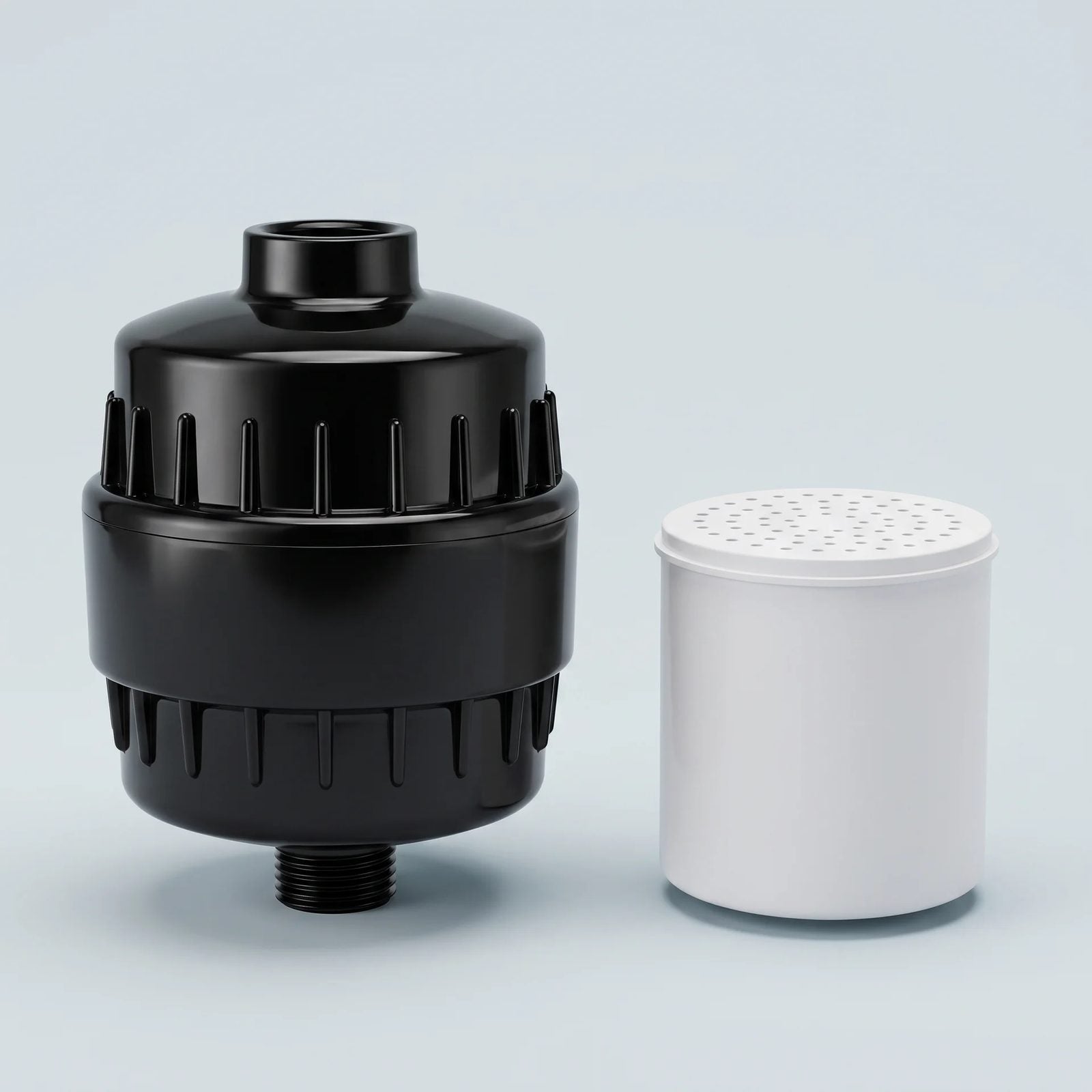 Filter with spare cartridges