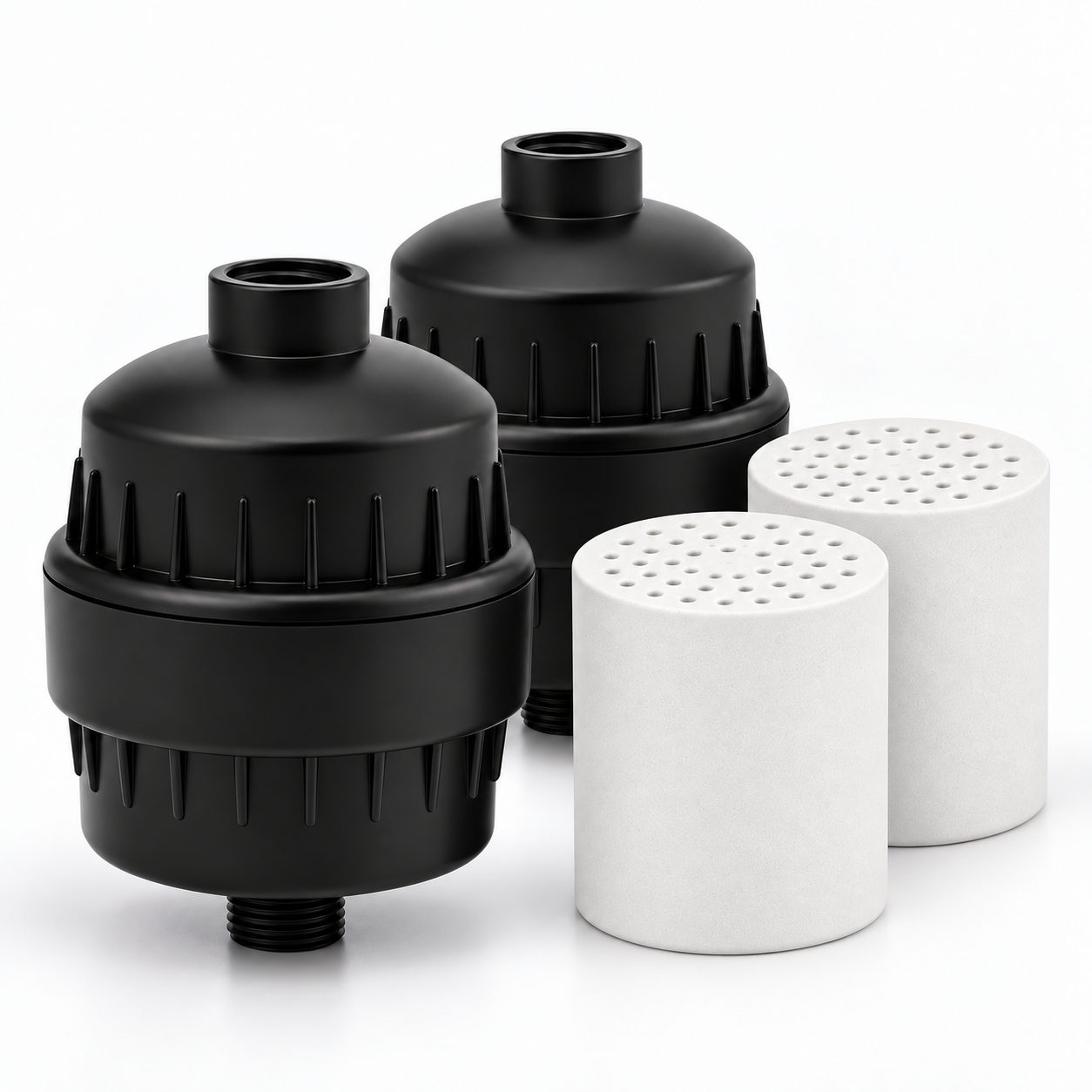 Two-Shower Kit: 2 filter housings and 2 cartridges