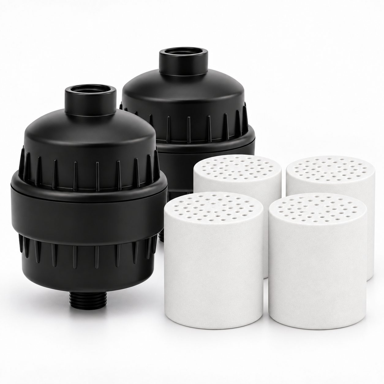Two-Shower Extended Kit: 2 filter housings and 4 cartridges